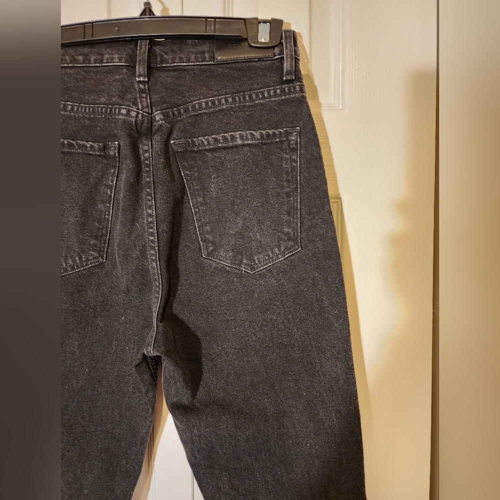 GOLDSIGN Lawler high-rise slim-leg jeans 25W 32L In Black - Picture 11 of 16